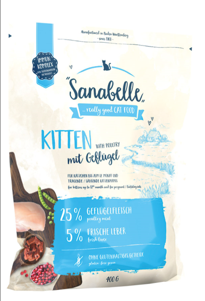 Sanabelle Kitten Kümes Hayvanlı Yavru Kedi Maması Kümes 400 gr