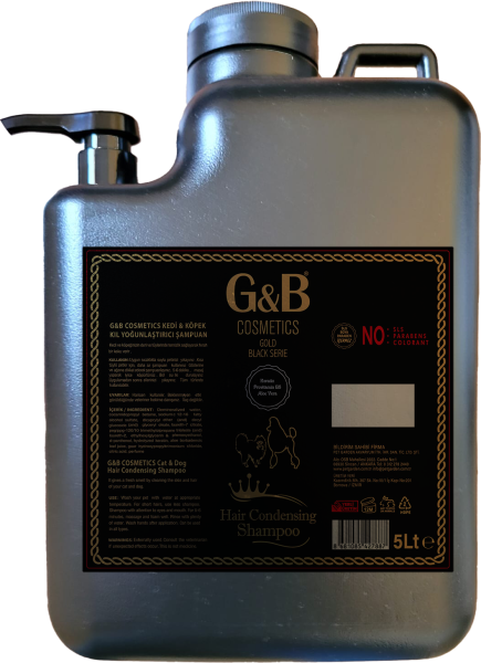 G&B Kıl Yoğunlaştırıcı Pet Şampuan 5 Lt