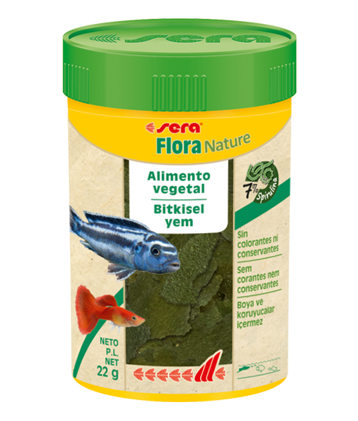 Sera Flora Nature Bitkisel Balık Yemi 100 ml
