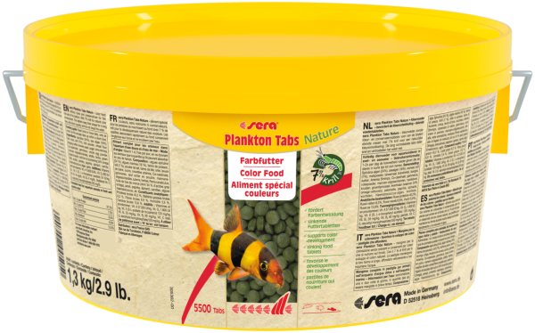 Sera Plankton Tabs Nature Balık Yemi 5500 Tablet