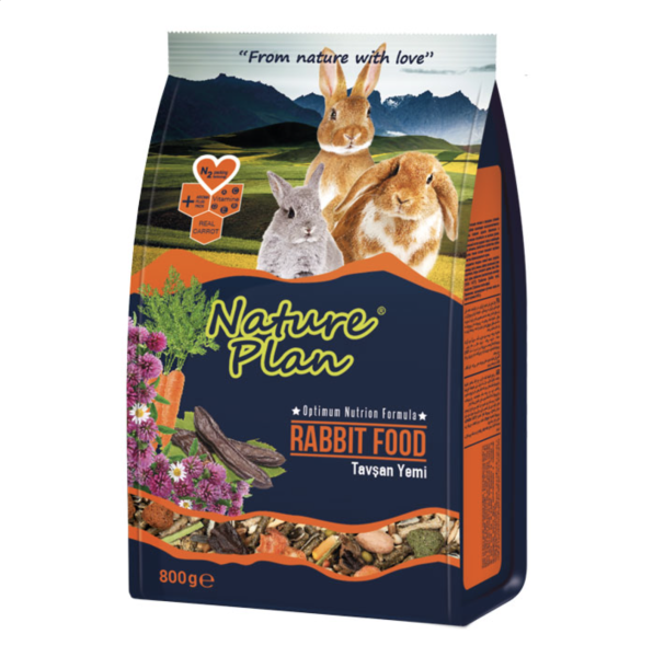 Nature Plan Tavşan Yemi 800 gr