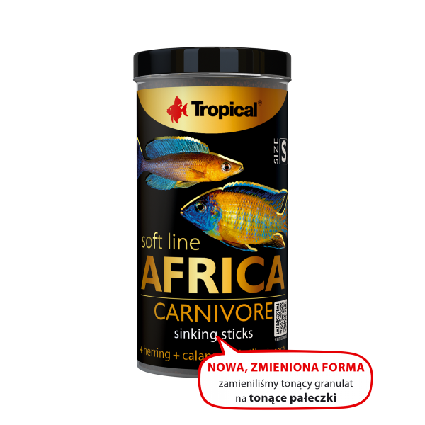 Tropical Soft Line Africa Carnivore Size S Balık Yemi 250 ml
