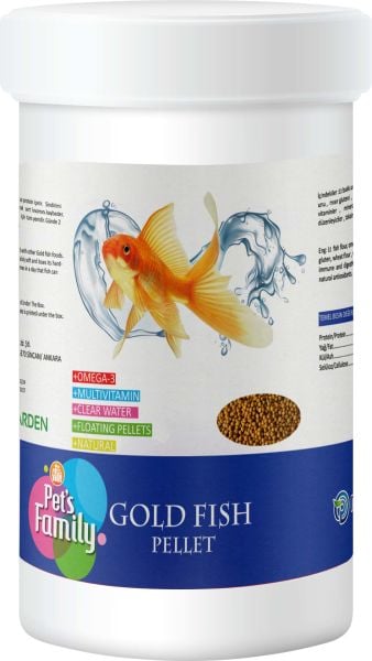 Pet’s Family Gold Fish Pellet 250ml/90 Gr