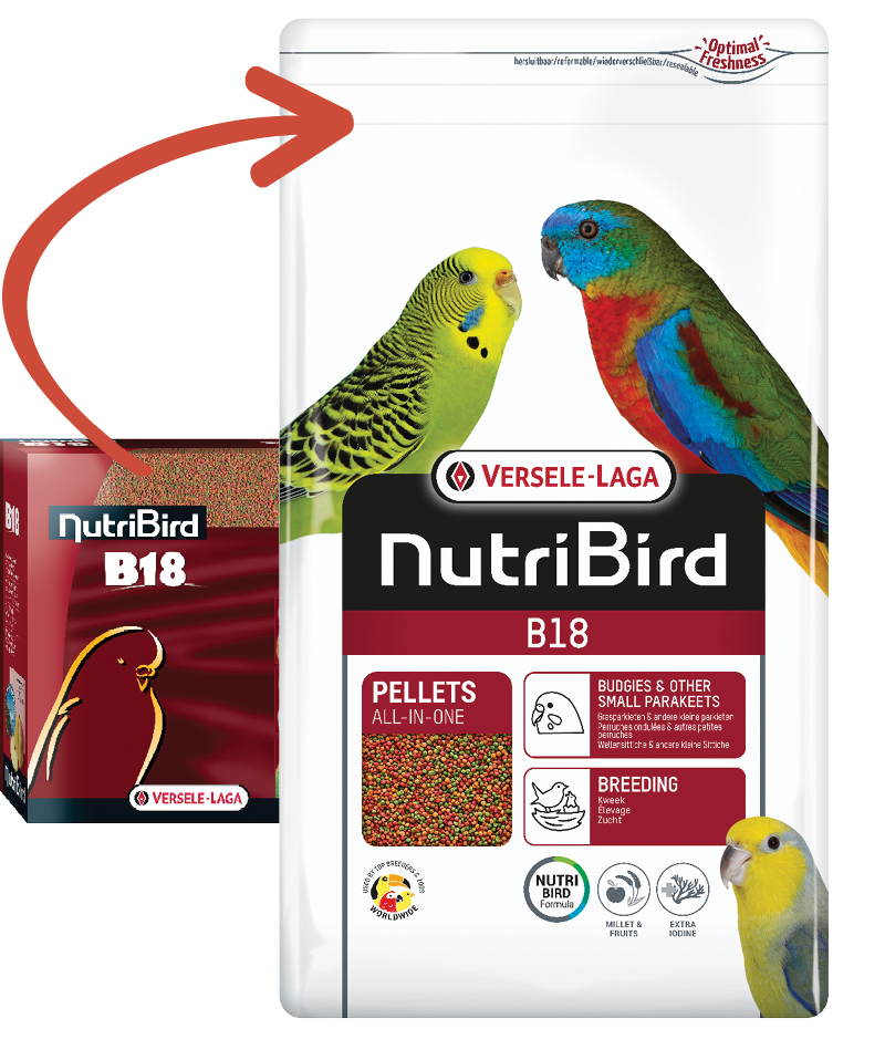 Versele-Laga Nutribird B18 Muhabbet Pelet Yem 3 Kg
