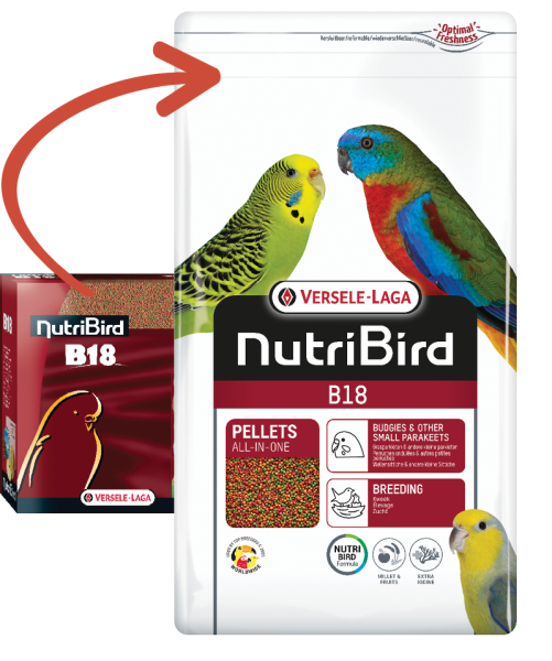 Versele-Laga Nutribird B18 Muhabbet Pelet Yem 3 Kg