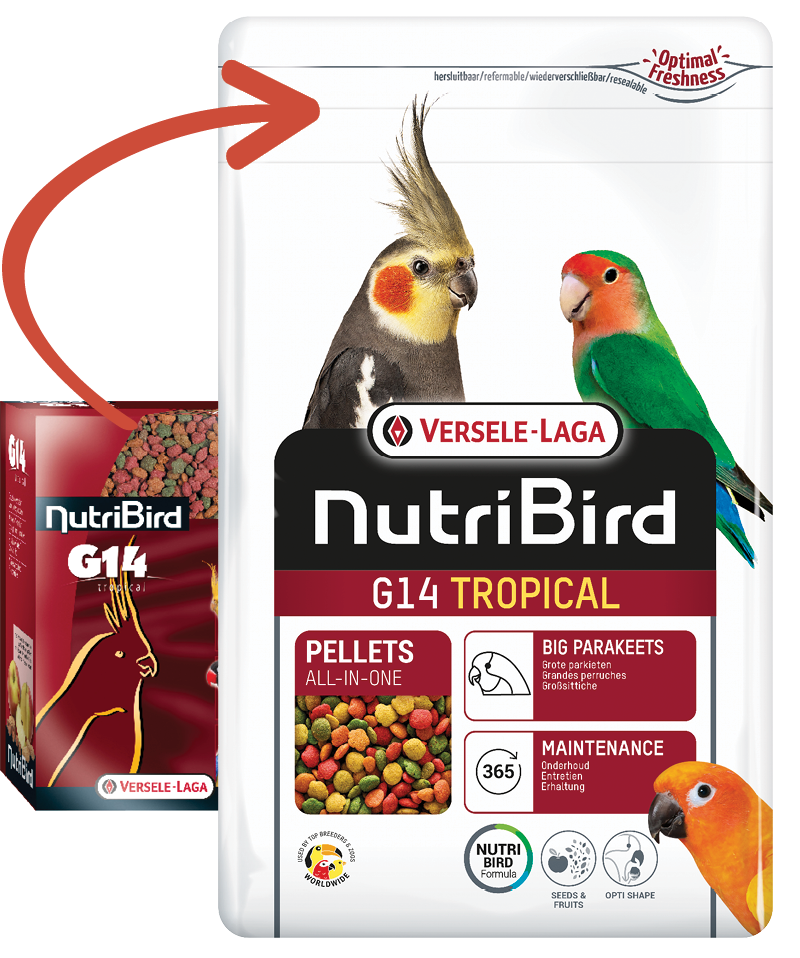 Versele-Laga Nutribird G14 Tropical Paraket Pelet Yem 1 Kg