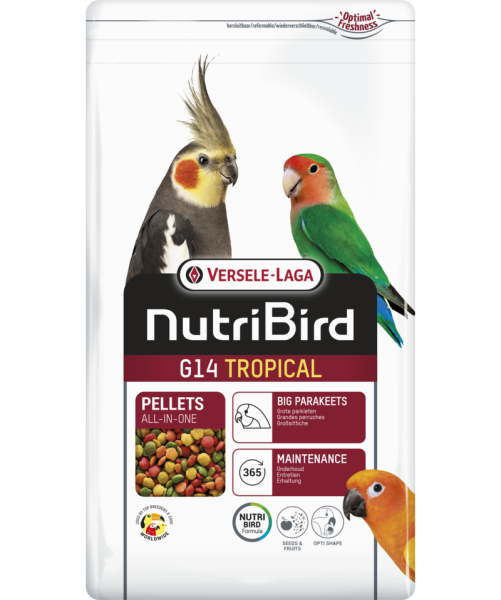 Versele-Laga Nutribird G14 Tropical Paraket Pelet Yem 1 Kg