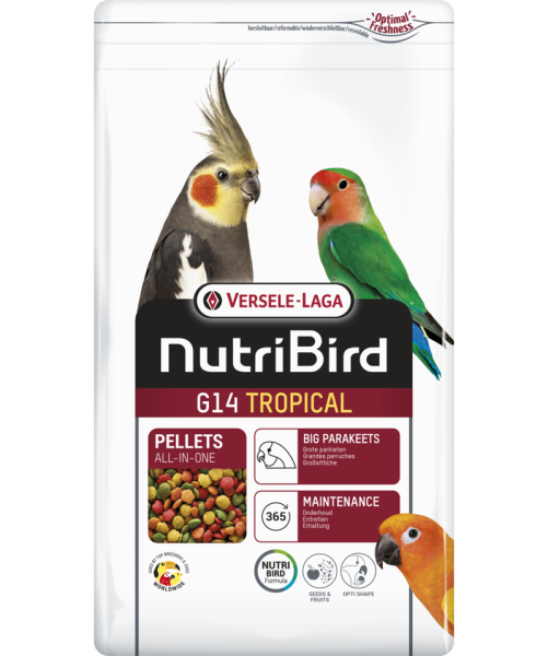 Versele-Laga Nutribird G14 Tropical Paraket Pelet Yem 10 Kg