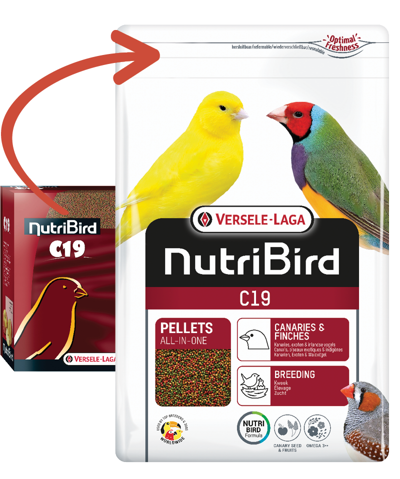 Versele-Laga Nutribird C19 Pellet Kanarya ve Finch Yemi 10 Kg