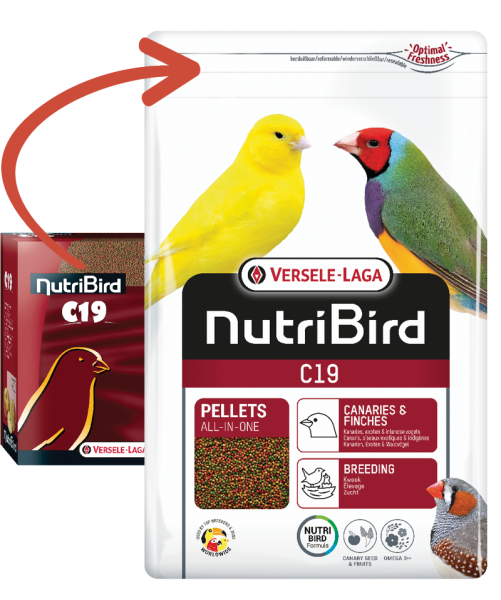 Versele-Laga Nutribird C19 Pellet Kanarya ve Finch Yemi 10 Kg