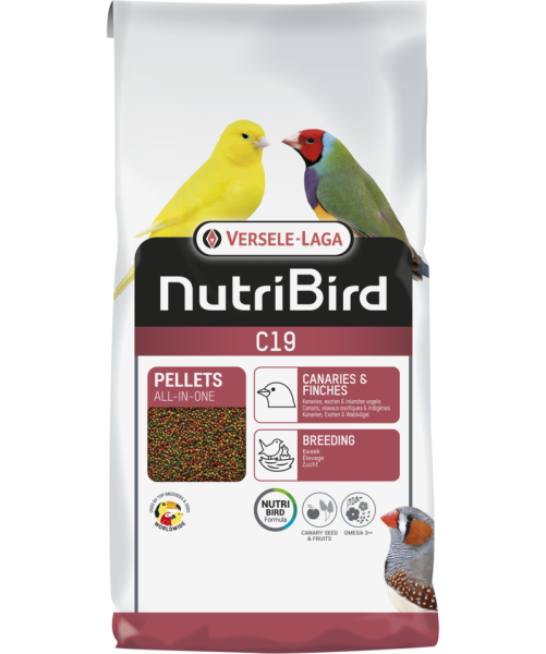 Versele-Laga Nutribird C19 Pellet Kanarya ve Finch Yemi 10 Kg