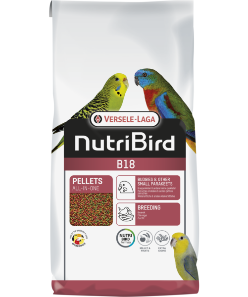 Versele-Laga Nutribird B18 Muhabbet Pelet Yem 10 Kg