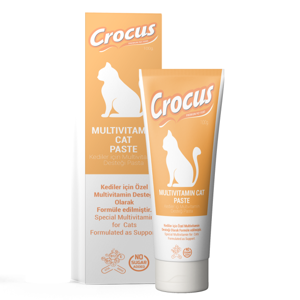 Crocus Kedi Multivitamin Macun 100 Gr