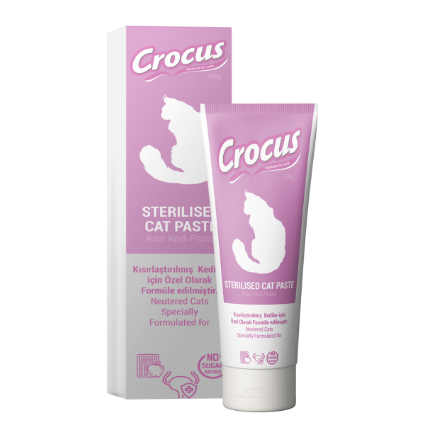 Crocus Kedi Sterilised Malt Macunu 100 Gr