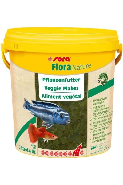 Flora Nature Bitkisel Balık Yemi 10 Lt