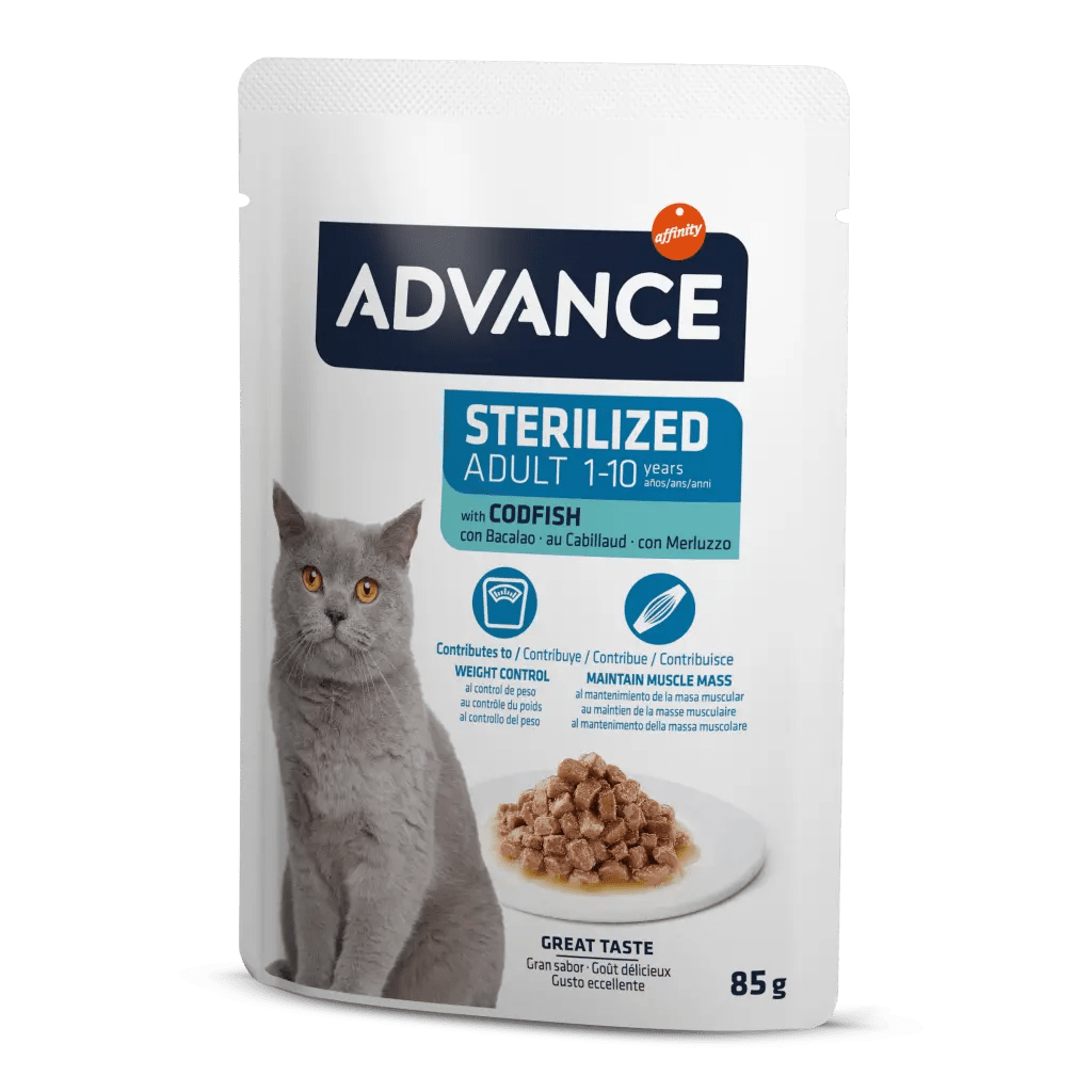 Advance Morina Balıklı Pouch Kısırlaştırılmış Yetişkin Kedi Maması 85 gr