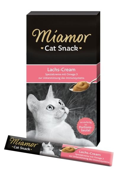 Miamor Cream Somonlu Kedi Ödülü 6 x 15 Gr