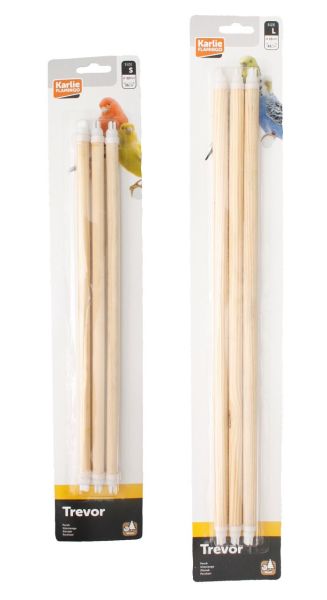 Karlie Ahşap Kuş Tüneği 3'lü 35x12mm