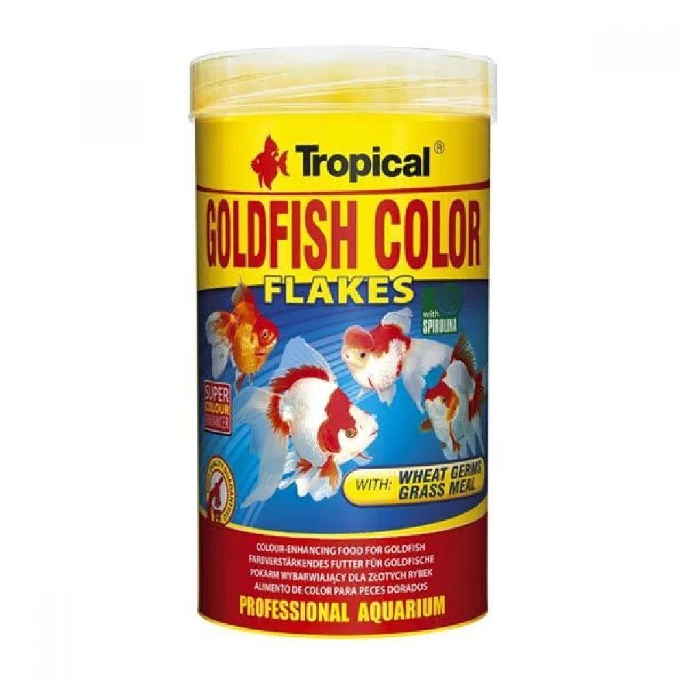 Tropical Goldfish Color Flakes Balık Yemi 250 ml