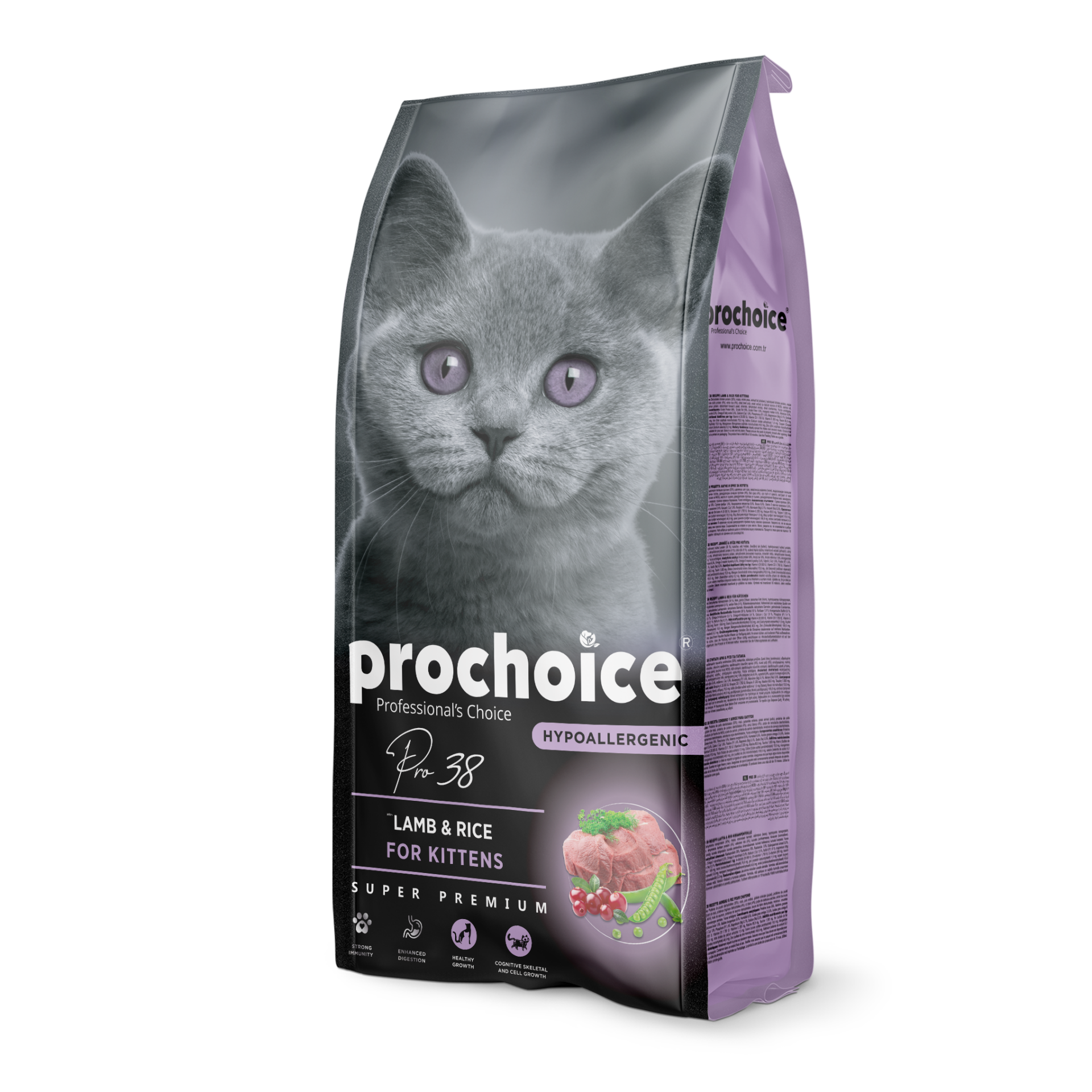 Prochoice Pro38 Kittens - Lamb & Rice Kedi Maması 15 Kg
