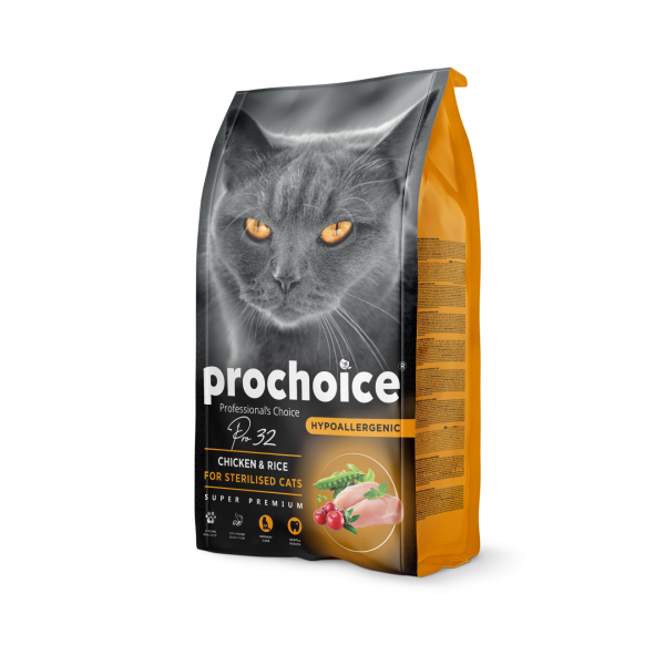 Prochoice Pro32 Sterilized Cats - Chıcken & Rice Kedi Maması 2 Kg