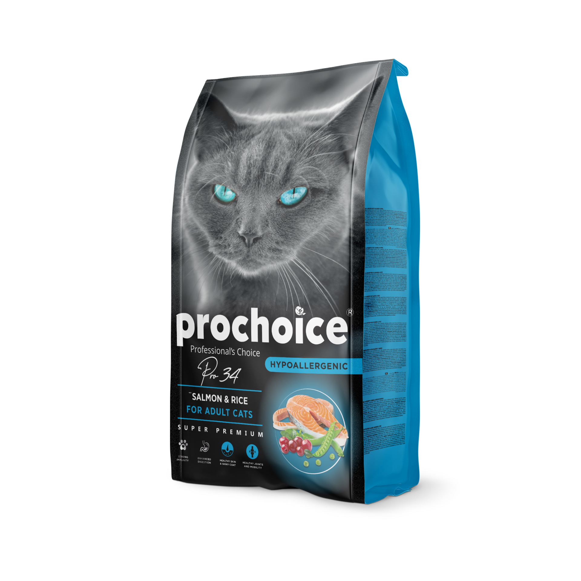Prochoice Pro34 Adult Cats - Salmon & Rice Kedi Maması 2 Kg