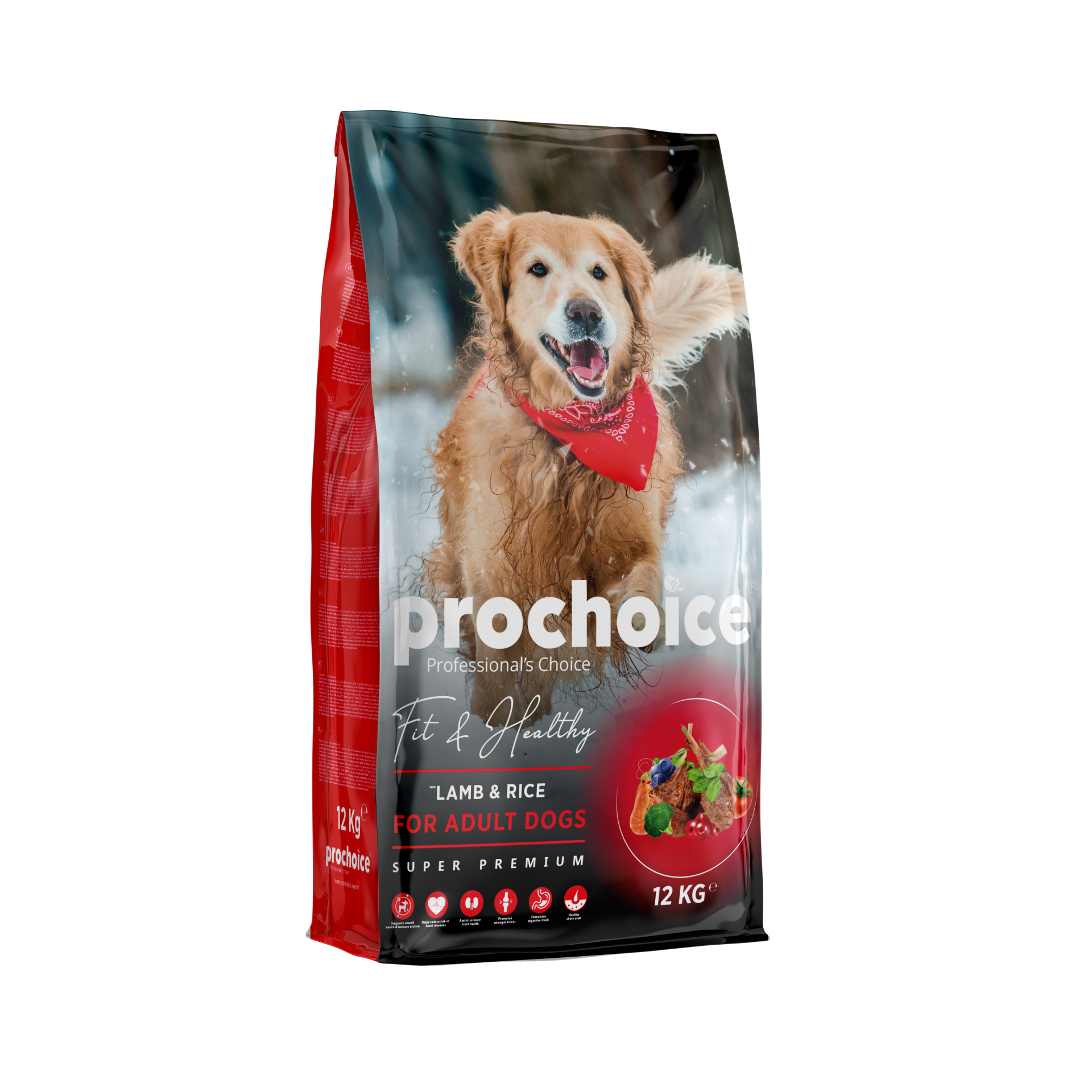 Prochoice Fit & Healthy - Adult Lamb & Rice Köpek Maması 12 Kg