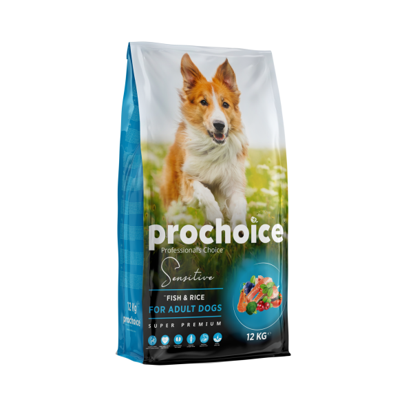 Prochoice Sensitive - Adult Fish & Rice Köpek Maması 12 Kg