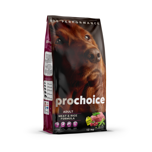 Prochoice Adult Meat & Rice Köpek Maması 12 Kg