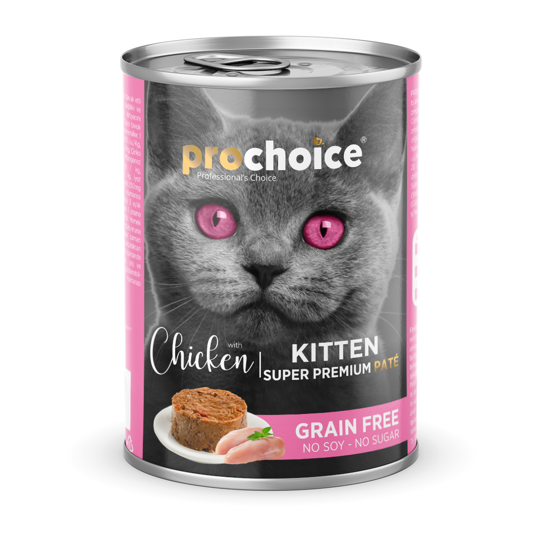 Prochoice Chicken Pate For Kittens Kedi Yaş Maması 400 gr