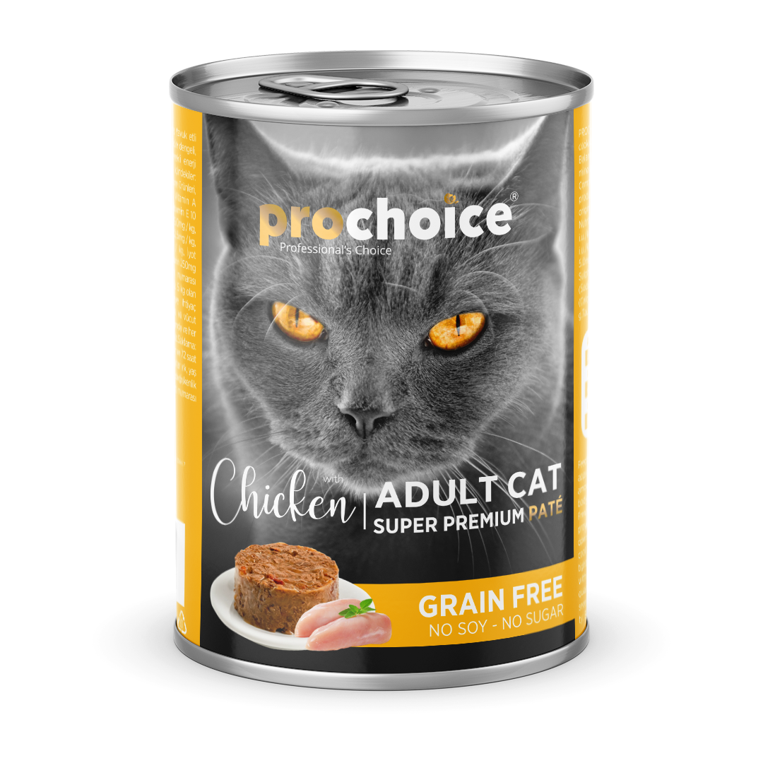 Prochoice Chicken Pate For Adult Cats Yaş Kedi Maması 400 gr