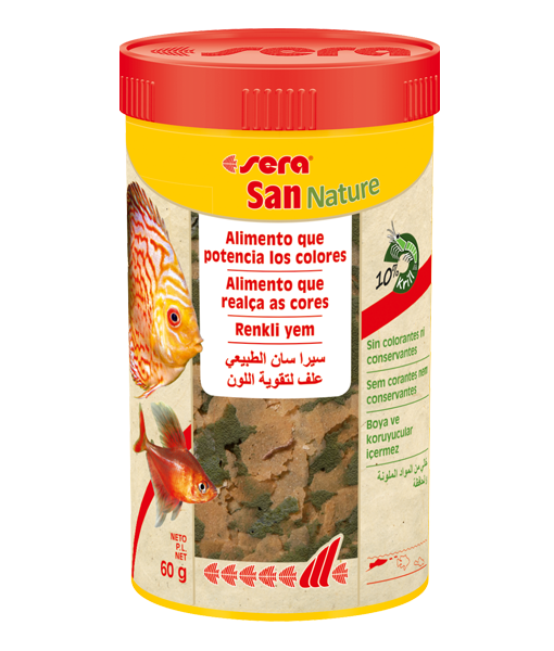 Sera San Nature Balık Yemi 250 ml