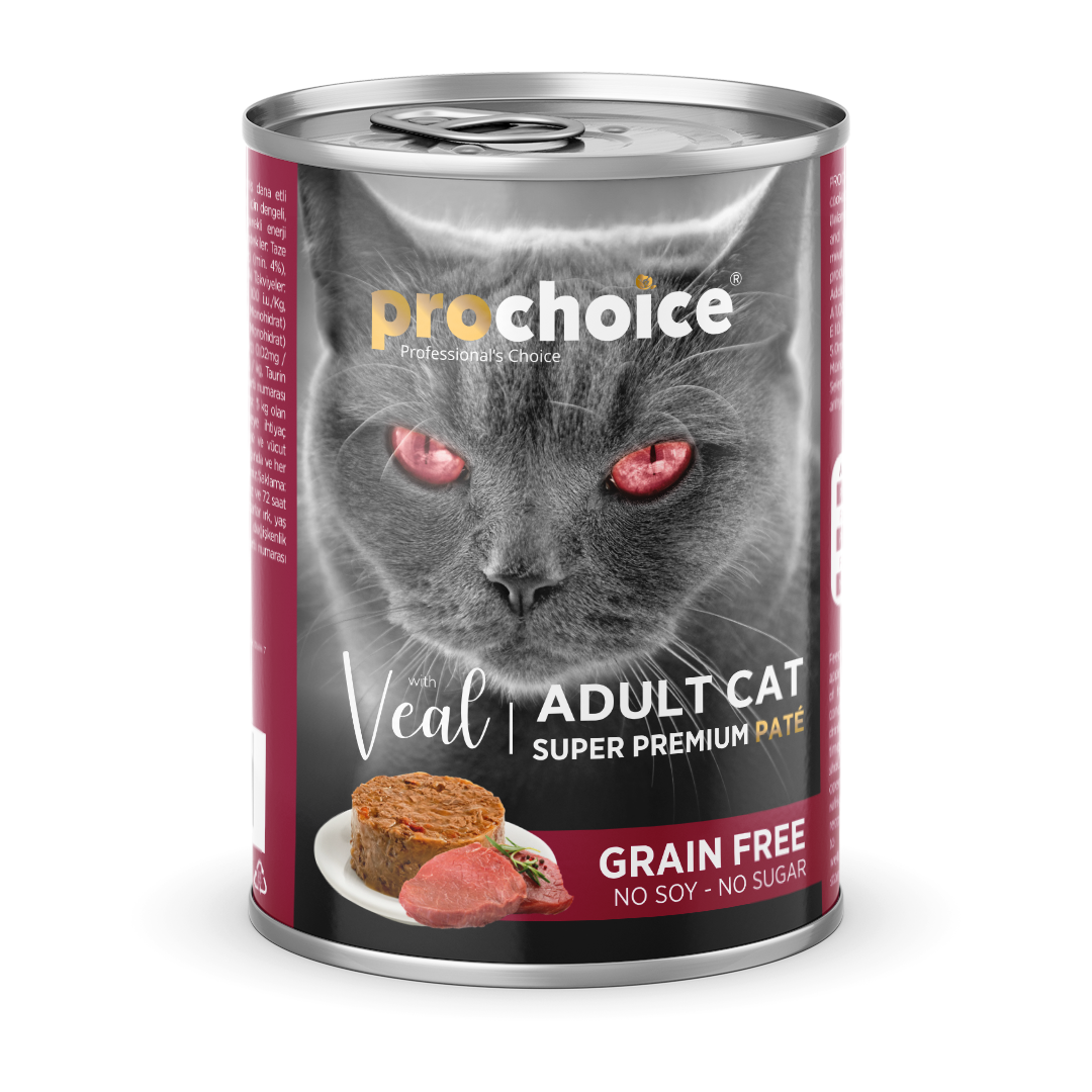 Prochoice Veal Pate For Adult Cats Yaş Kedi Maması 400 gr