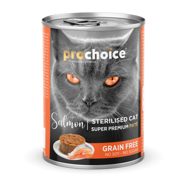 Prochoice Salmon Pate For Sterilised Cats Yaş Kedi Maması 400 gr