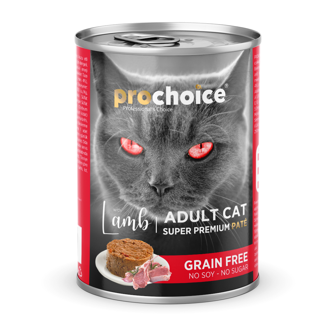 Prochoice Lamb Pate For Adult Cats Yaş Kedi Maması 400 gr