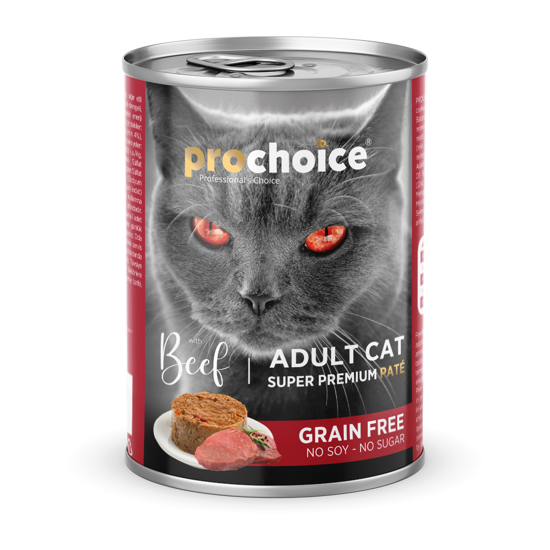 Prochoice Beef Pate For Adult Cats Yaş Kedi Maması 400 gr