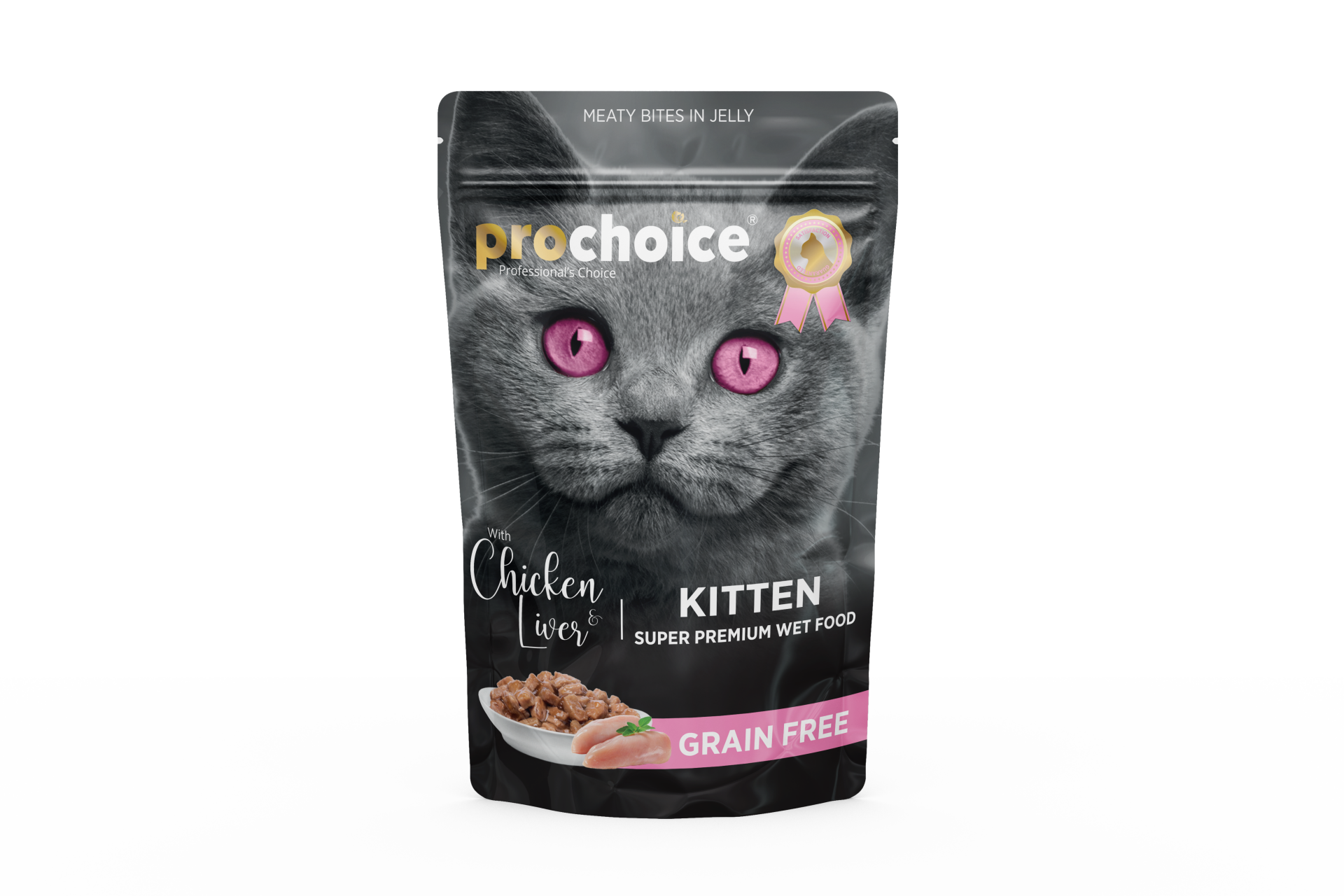 Prochoice Chicken & Liver Pouch For Kittens Yaş Kedi Maması 85 gr