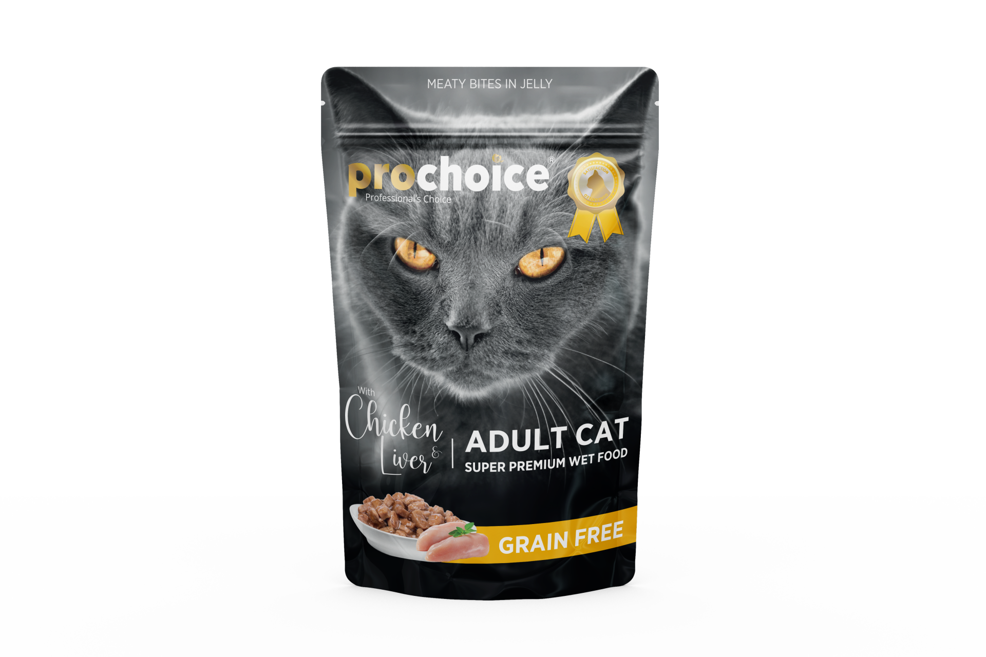 Prochoice Chicken & Liver Pouch For Cats Yaş Kedi Maması 85 gr