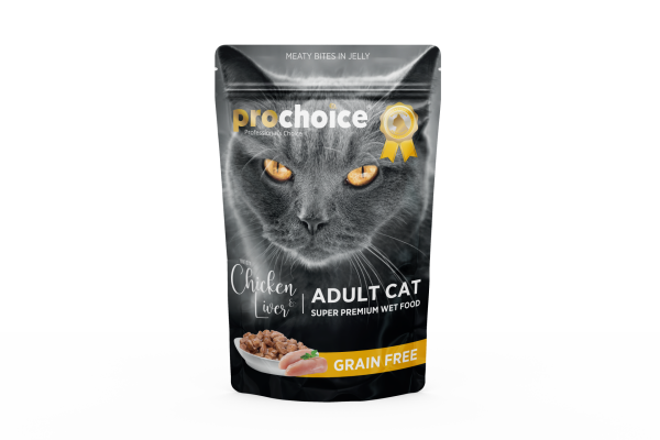 Prochoice Chicken & Liver Pouch For Cats Yaş Kedi Maması 85 gr