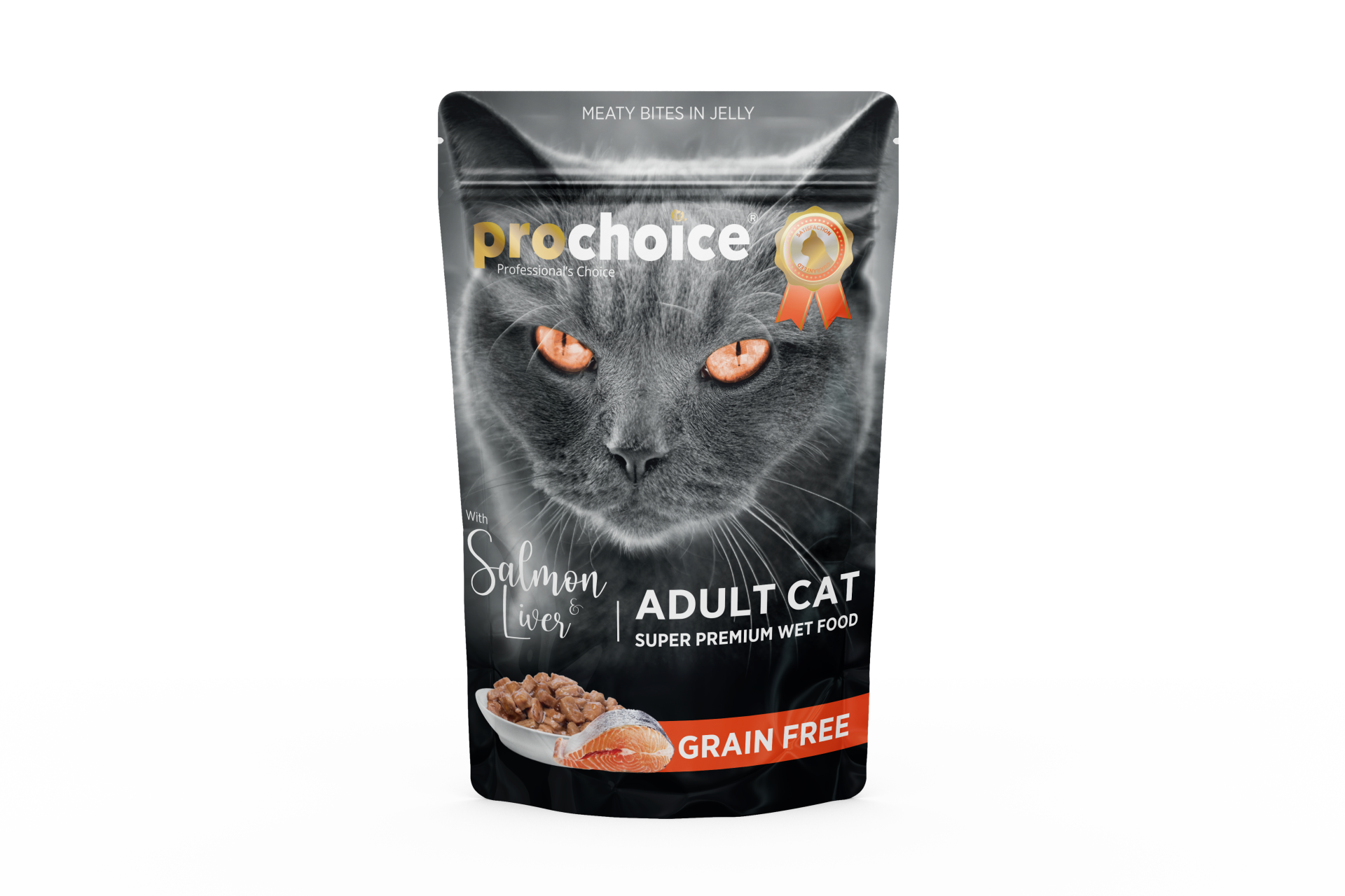 Prochoice Salmon & Liver Pouch For Cats Yaş Kedi Maması 85 gr