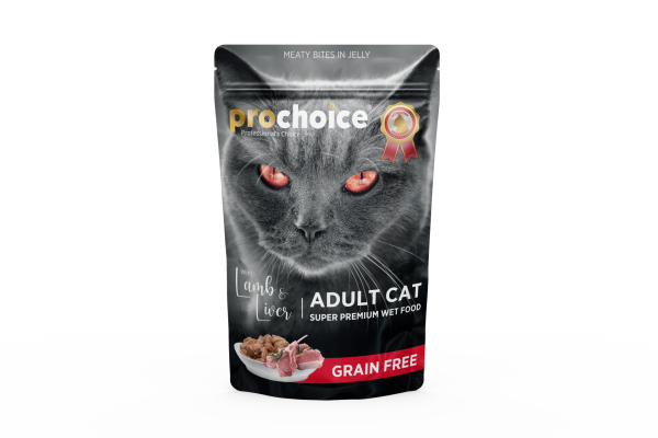 Prochoice Lamb & Liver Pouch For Cats Yaş Kedi Maması 85 gr