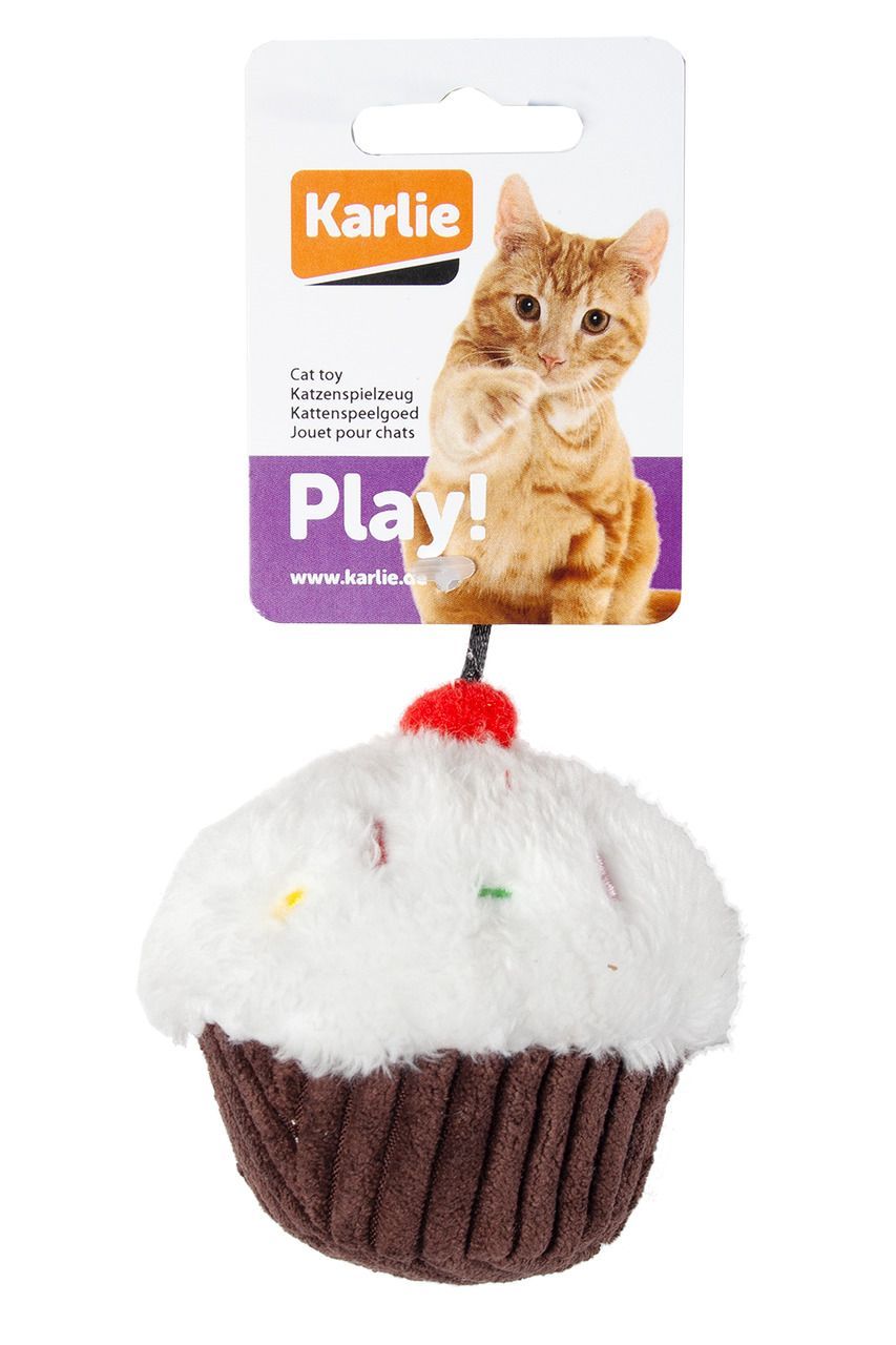 Karliepeluş Kedi Oyuncağı 11.5 Cm Kek Beyaz-krengi