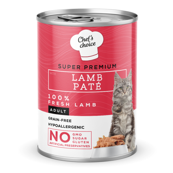 Chef's Choice Lamb Pate Yaş Kedi Maması 400 gr