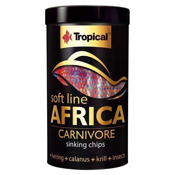 Tropical Soft Line Africa Carnivore Chips Balık Yemi 250 ml