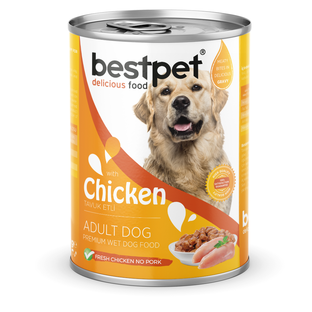 Bestpet Dog With Chicken Gravy Yaş Köpek Maması 400 gr