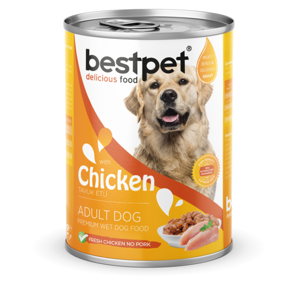 Bestpet Dog With Chicken Gravy Yaş Köpek Maması 400 gr