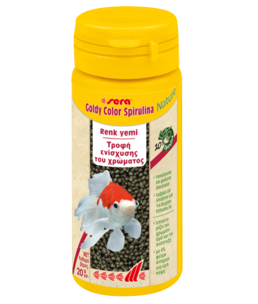 Sera Goldy Color Spirulina Nature Balık Yemi 50 ml