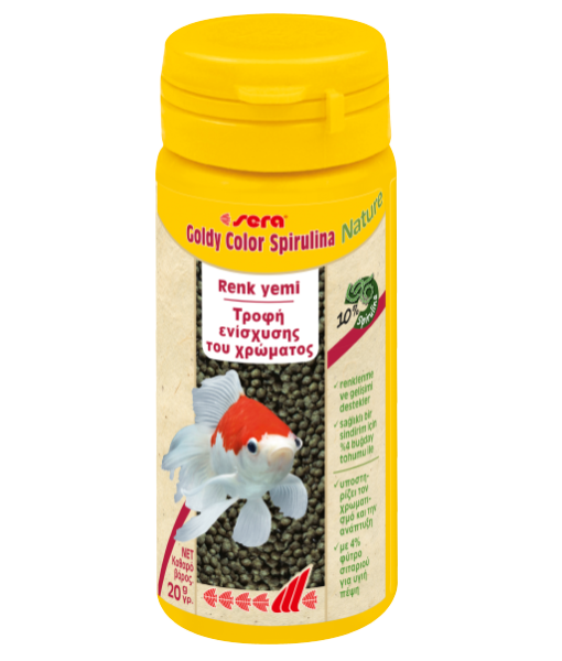 Sera Goldy Color Spirulina Nature Balık Yemi 50 ml