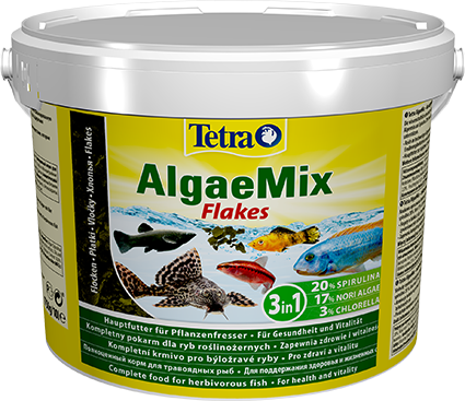 Tetra Algae Mix Balık Yemi Kova 10 Lt