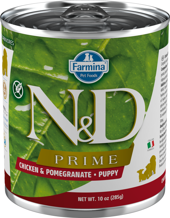 N&D Prime Tavuklu ve Narlı Yavru Köpek Konservesi 285 gr